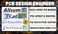 design multi layer pcb with layout, routing, prototyping, and ready file