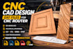 create cad designs and dxf files for cnc router cutting