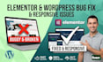 fix your wordpress website and make it fully responsive