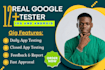 help provide 12 testers for google play closed testing for 14 days 12 app tester