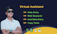 do accurate data entry,copy paste,web research and exel data entry