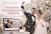 design squarespace wedding website event website rsvp celebration website