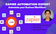 create zapier automation, API and CRM integrations