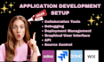 setup application development jira airtable wix odoo gitlab unity docker domo