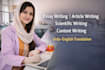 create SEO content writing, and translation services