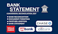 reconcile bank statement PDF to editable format