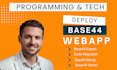 migrate base44 code to vercel netlify github vps hosting railway base export
