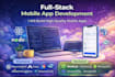 create full stack mobile app react native and express js
