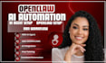 do openclaw setup, open claw install, ai agent setup, and n8n automation