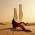 create cinematic futuristic architectural visualization