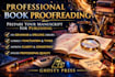 proofread your book manuscript before publishing