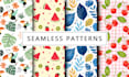 create seamless pattern design for fabric or wallpaper