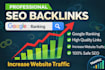 do high quality SEO backlinks