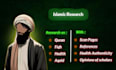 write islamic research articles, content and blogs with quran hadith references