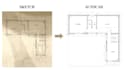 convert sketch, image into professional autocad floor plan