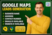 do b2b data extraction business lead generation google map scraping