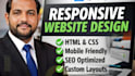 modern responsive HTML CSS website