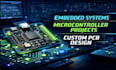 design embedded systems, microcontroller projects and custom pcb boards