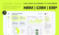 develop custom hrm, CRM, erp, and business management software
