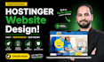 do hostinger website design with hostinger website builder professionally