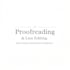 proofread and line edit your fiction