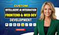 develop a custom full stack ai website and intelligent ai chatbot