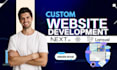 build custom responsive web app, dynamic dashboard, API backend