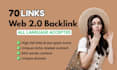 do web 2 0 backlinks using unique articles