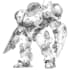do anime style mecha robot illustrations