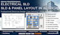 draw electrical single line diagram sld in auto cad
