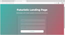 create a modern responsive landing page, html css  javascript