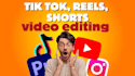 do fast paced vertical video editing