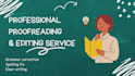 proofread and edit your english text professionally