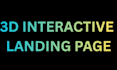 create 3d website animated website webflow website front page