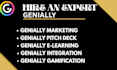 create interactive genially presentations, infographics, and elearning content