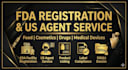 do fda registration, act as US agent and