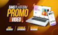 create saas explainer video, platform demo or promo ad for saas product intro
