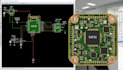 design esp32 drone pcb in kicad with schematic and layout