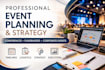 plan your event and create a professional event strategy