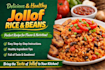 write delicious and healthy jollof rice and beans recipe