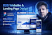 design a b2b website or landing page