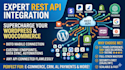 website development and integrate API