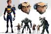 draw professional custom character