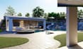 do backyard landscape design, 3d landscape pool, garden patio, pergola rendering