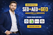do advanced monthly onpage seo geo aeo optimization to boost google ranking