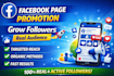promote your faacebook page grow followers