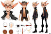 draw premium professional custom character art
