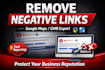 remove fake negative defamatory content from google maps dmca
