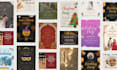 design wedding, birthday invitation, greeting card and animated invite