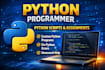 write python programs, scripts, and fix bugs for beginners